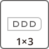 1×3