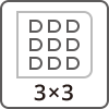 3×3